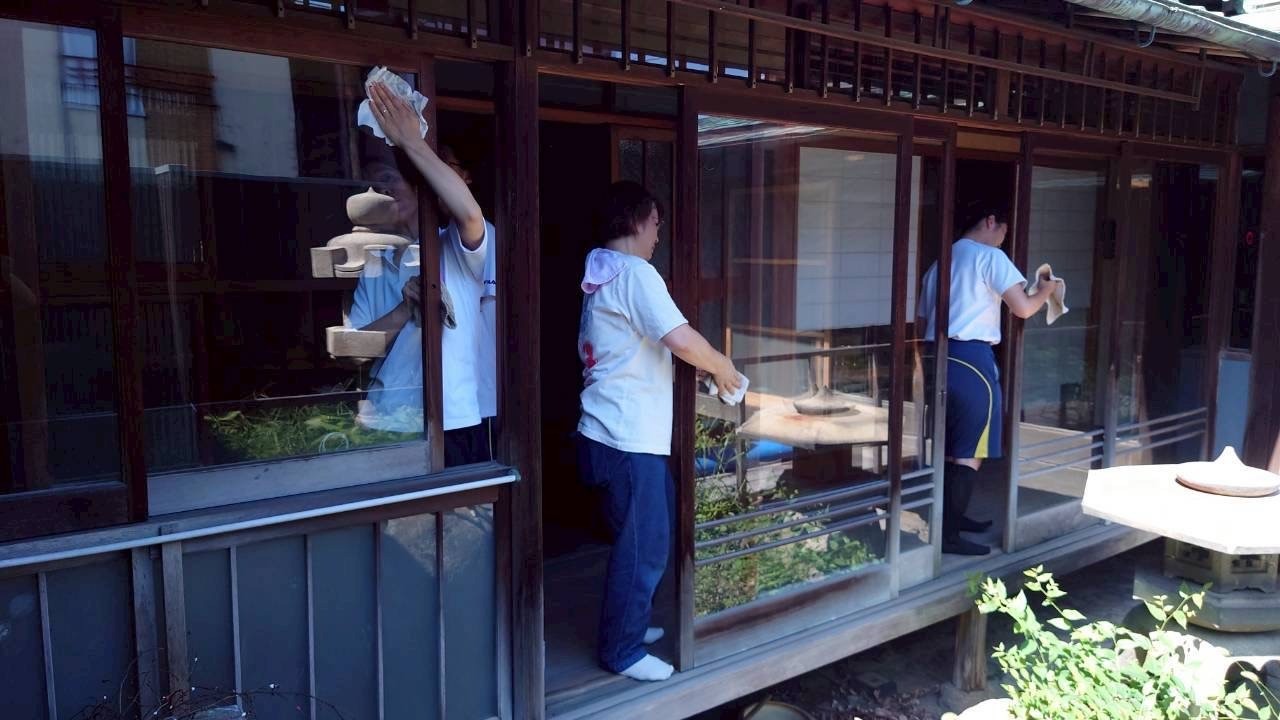 旧安藤家住宅の大掃除大会開催しました！